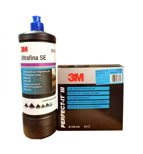 3M Ultrafina SE with 3M High Gloss Polishing Pads (2 Pads)